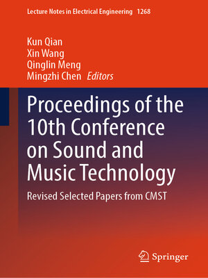 cover image of Proceedings of the 10th Conference on Sound and Music Technology